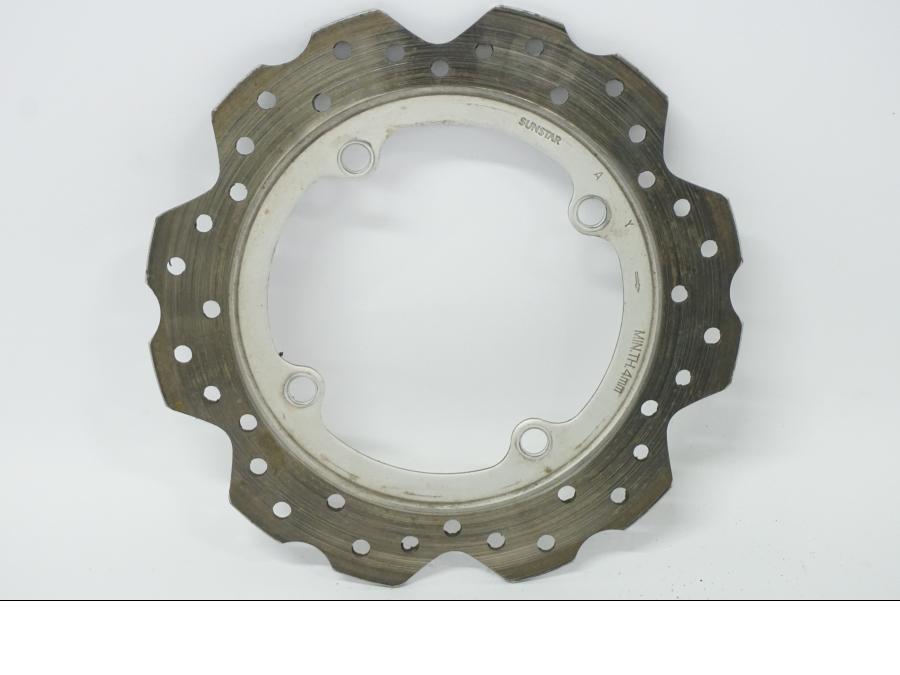 Framsidan på Bromsskiva från en Honda CB 500 X -2015 motorcykel.