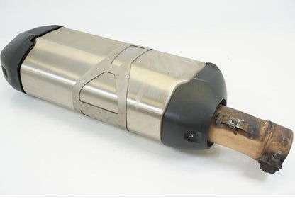 Baksidan på Ljuddämpare från en BMW R 1200 GS -2018 motorcykel.