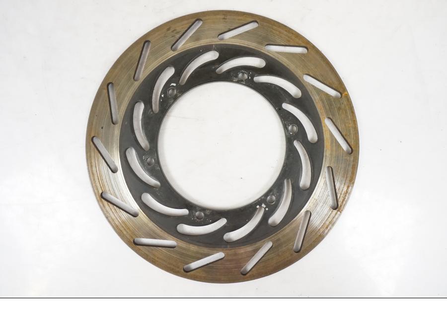 Vänster sida på Bromsskiva från en Yamaha XVS 1100 -2004 motorcykel.