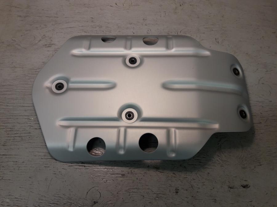 Framsidan på Hasplåt från en BMW R 1200 GS -2015 motorcykel.