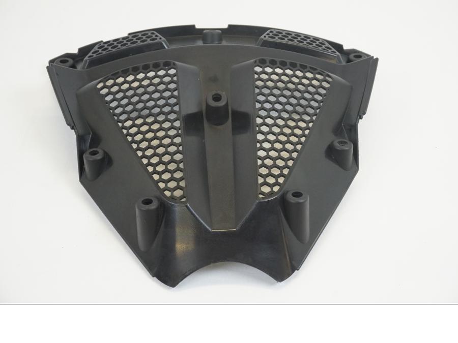 Vänster sida på Trekanten från en KTM RC8 -2009 motorcykel.