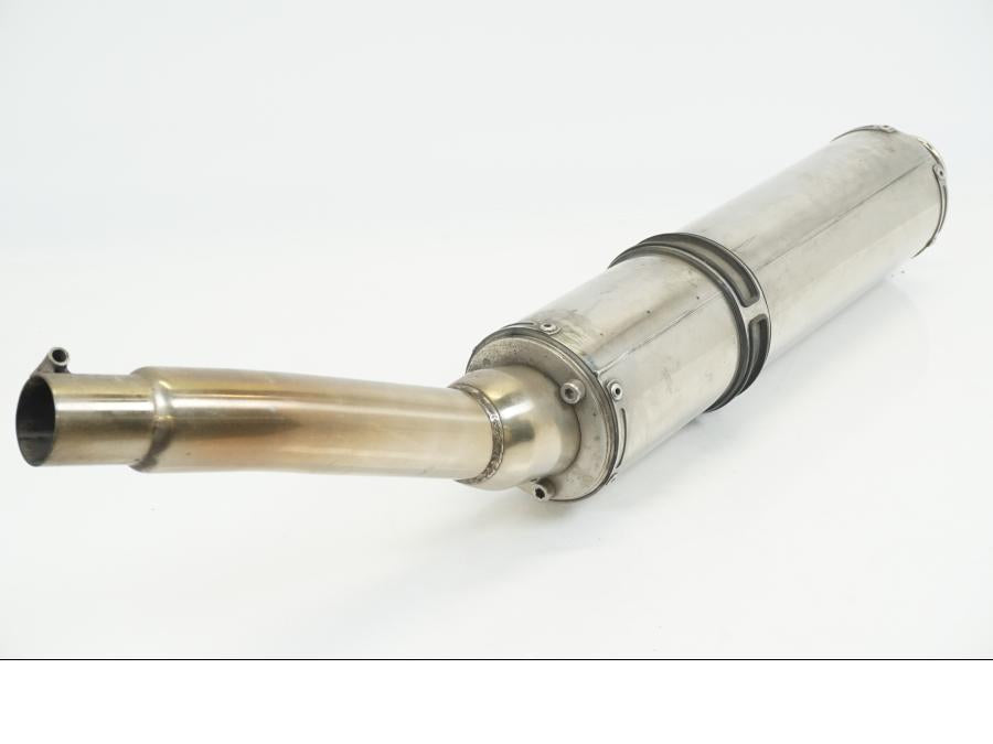 Vänster sida på Ljuddämpare från en Yamaha TDM 900 -2004 motorcykel.