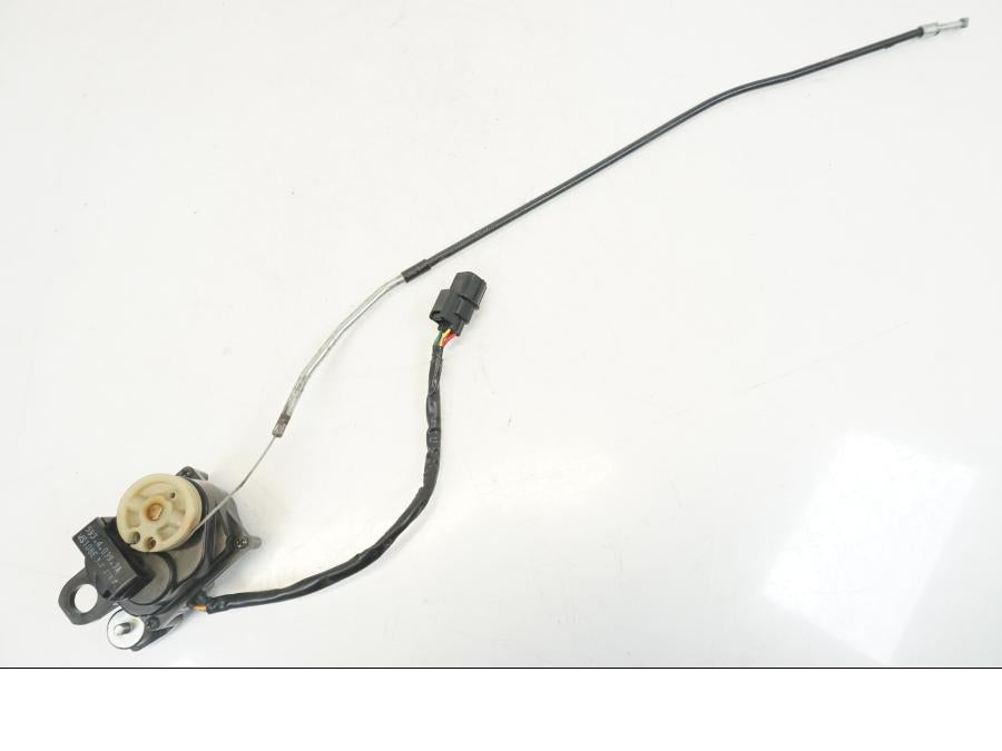 Framsidan på Avgasspjällmotor från en Ducati Hyperstrada -2013 motorcykel.