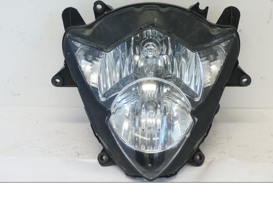 Framsidan på Strålkastare från en Suzuki GSX-R 1000 -2006 motorcykel.