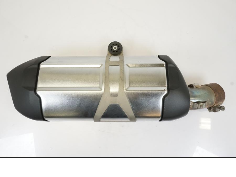 Baksidan på Ljuddämpare från en BMW R 1250 GS -2019 motorcykel.