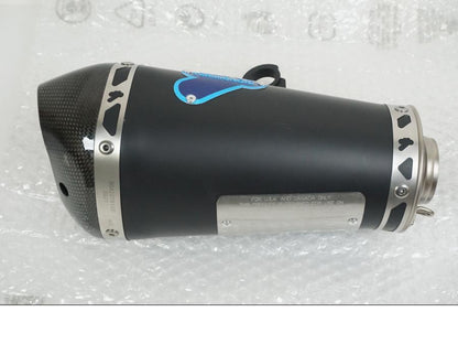 Baksidan på Ljuddämpare Sport från en Ducati Scrambler 800 -2020 motorcykel.