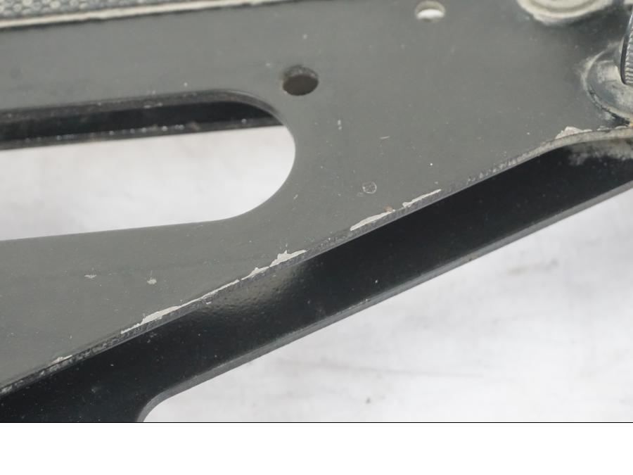 Baksidan på ABS Låda från en BMW R 1200 GSA -2012 motorcykel.