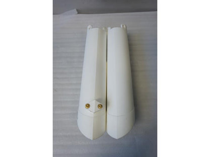 Framsidan på Gaffelbensskydd från en KTM 690 Enduro -2011 motorcykel.