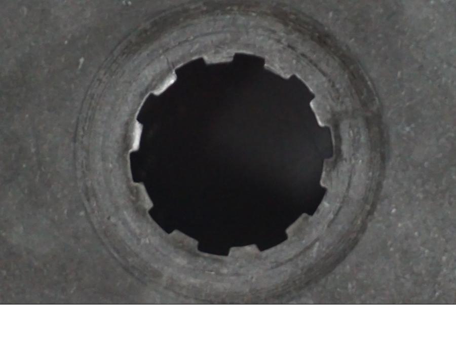 Höger sida på Generator från en H-D Softail Standard FXST -2001 motorcykel.