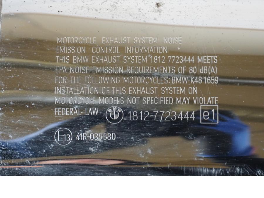 Extrabild4 på Ljuddämpare från en BMW K 1600 GTL -2015 motorcykel.