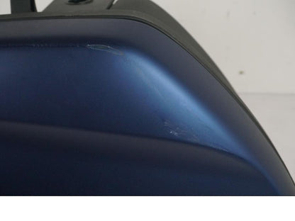 Snett uppifrån på Sidoväska från en Yamaha Tracer 700 GT -2024 motorcykel.