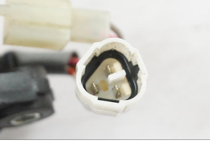 Höger sida på Avgasspjällmotor från en Kawasaki ZX-6R -2011 motorcykel.