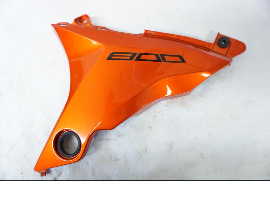 Framsidan på Sidopanel från en Kawasaki Z 800 -2013 motorcykel.