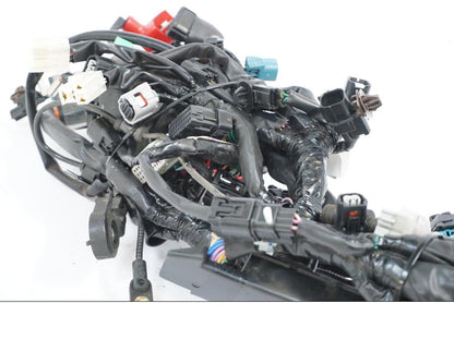 Baksidan på Kablage från en Honda CB 650 R -2019 motorcykel.