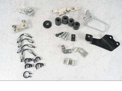 Baksidan på Bromsledning från en Kawasaki GTR 1400 -2008 motorcykel.