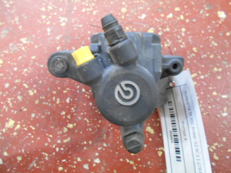 Framsidan på Bromsok från en Husqvarna TR 650 Strada -2012 motorcykel.