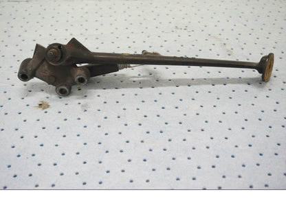 Baksidan på Sidostöd från en BMW F 800 ST -2007 motorcykel.