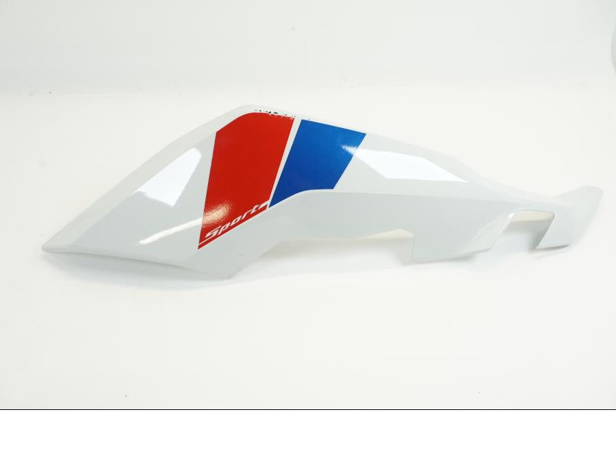 Framsidan på Sidopanel från en BMW S 1000 XR -2020 motorcykel.