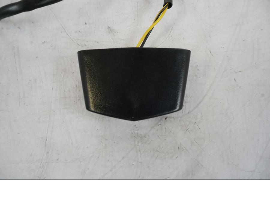 Snett uppifrån på Skyltbelysning från en KTM 1290 Super Duke -2019 motorcykel.