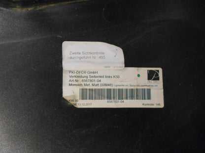 Vänster sida på Bensintankskåpa från en BMW R 1200 GS -2016 motorcykel.