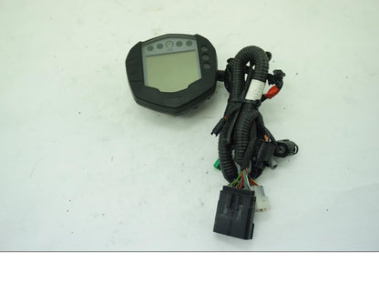 Framsidan på Instrumentpanel från en KTM RC 390 -2019 motorcykel.