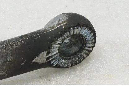 Höger sida på Fotpinne från en BMW R 90 -1975 motorcykel.