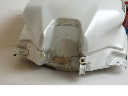Snett uppifrån på Bensintank från en Ducati Supersport 939 -2019 motorcykel.