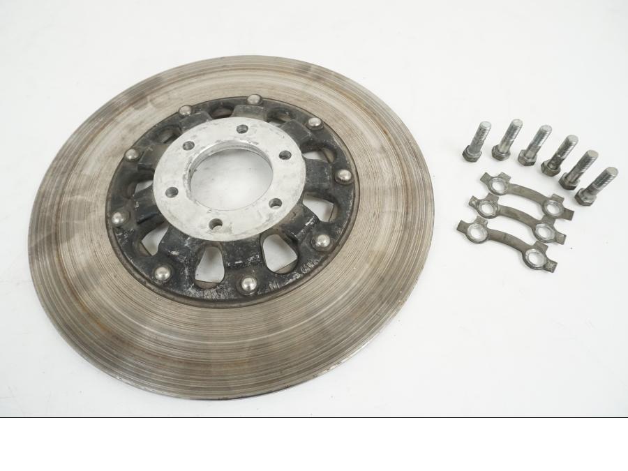 Framsidan på Bromsskiva från en Suzuki GS 1000 -1978 motorcykel.