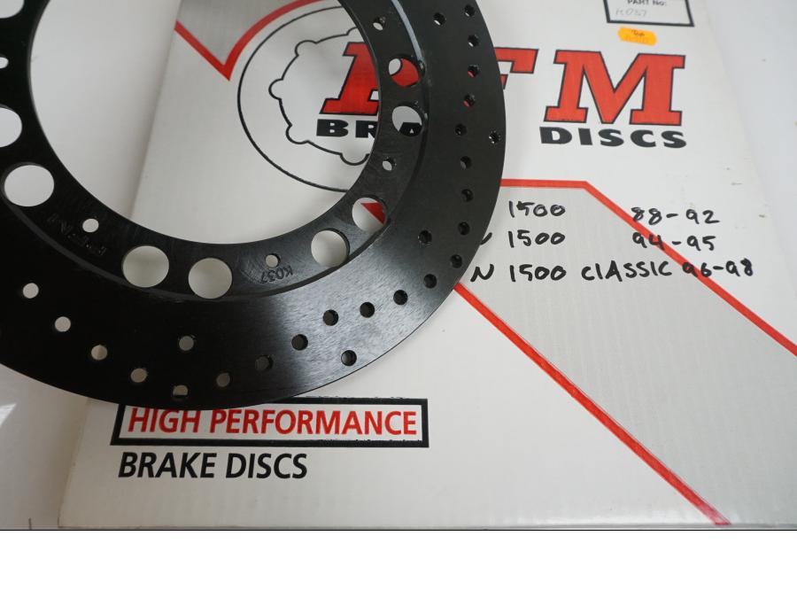 Vänster sida på Bromsskiva från en Kawasaki VN 1500 -1995 motorcykel.