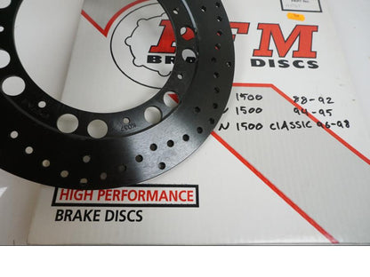 Vänster sida på Bromsskiva från en Kawasaki VN 1500 -1995 motorcykel.