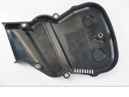 Snett uppifrån på Remskydd från en Ducati Hyperstrada -2013 motorcykel.