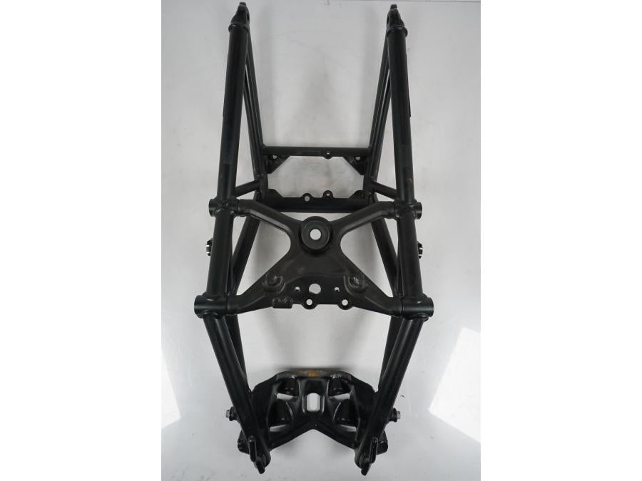 Vänster sida på Bakram från en KTM 1290 Super Duke R -2015 motorcykel.