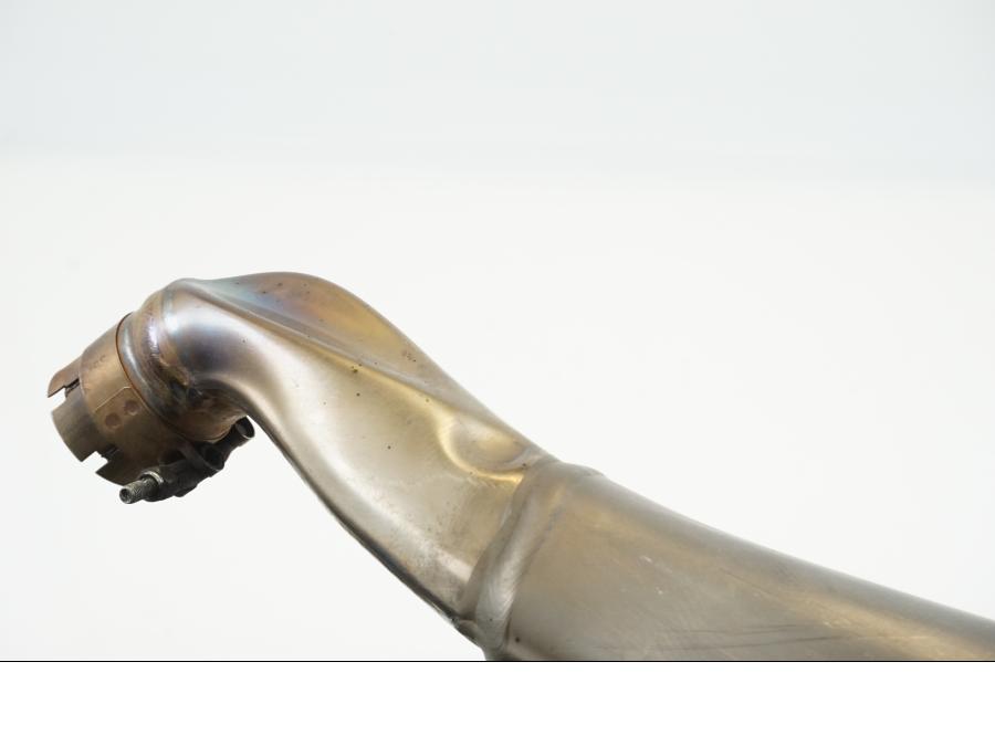 Snett uppifrån på Ljuddämpare från en Suzuki GSX-R 1000 -2009 motorcykel.