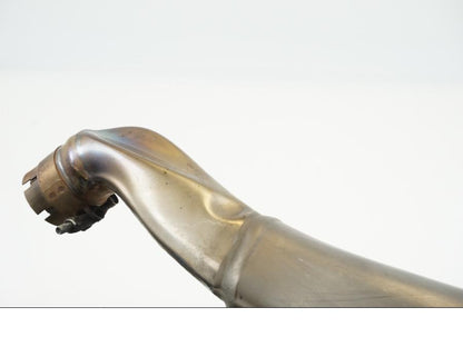 Snett uppifrån på Ljuddämpare från en Suzuki GSX-R 1000 -2009 motorcykel.