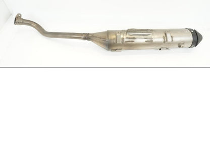 Baksidan på Ljuddämpare från en Yamaha XT 660 R -2004 motorcykel.