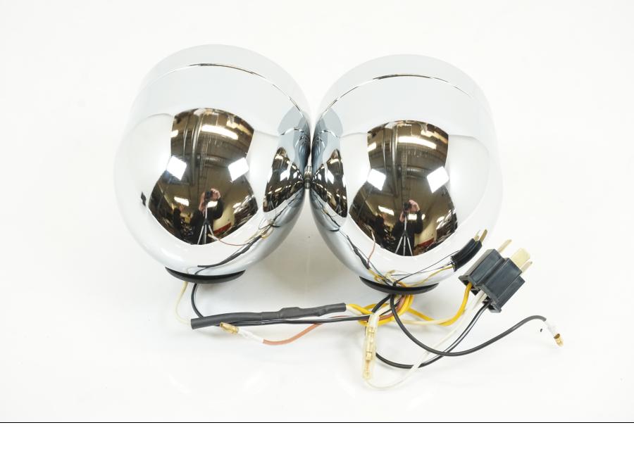 Baksidan på Strålkastare från en H-D Harley diverse -2019 motorcykel.