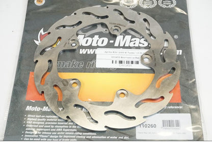 Baksidan på Bromsskiva från en Aprilia RSV 1000 R Tuono -2010 motorcykel.