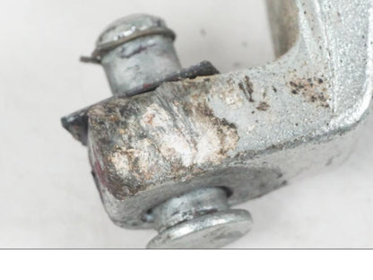 Baksidan på Fotpinne från en H-D Softail FXCW Rocker -2008 motorcykel.