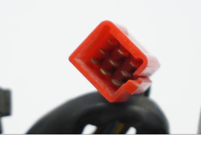 Snett uppifrån på Styrelreglage från en Honda VFR 750 -1988 motorcykel.