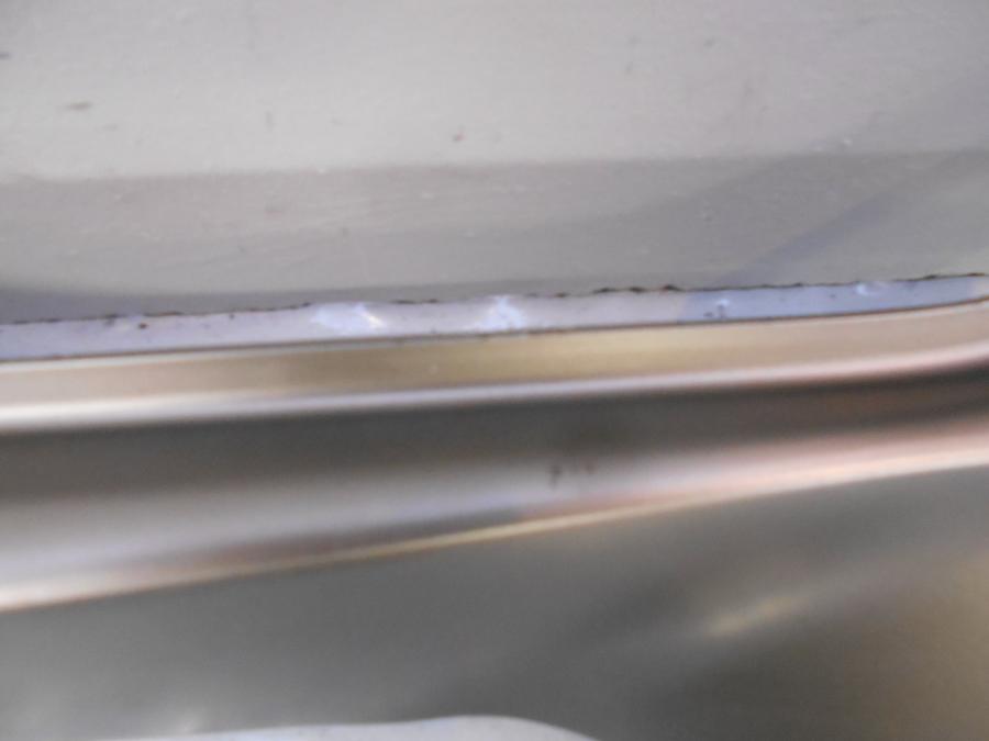 Baksidan på Sidopanel från en Ducati Multistrada 1200 -2012 motorcykel.