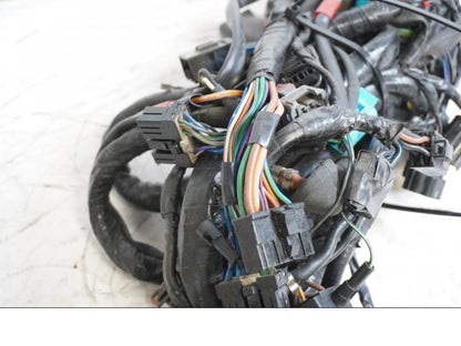 Snett uppifrån på Kabelstam från en Triumph Tiger -2004 motorcykel.