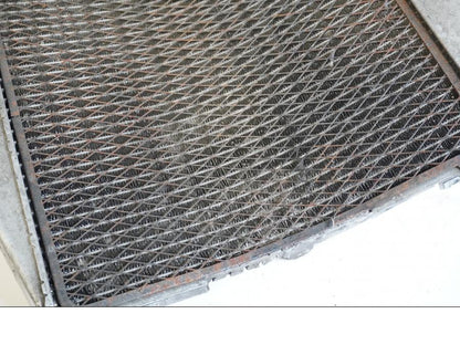 Baksidan på Vattenkyl från en Kawasaki ZXR 400 -1993 motorcykel.