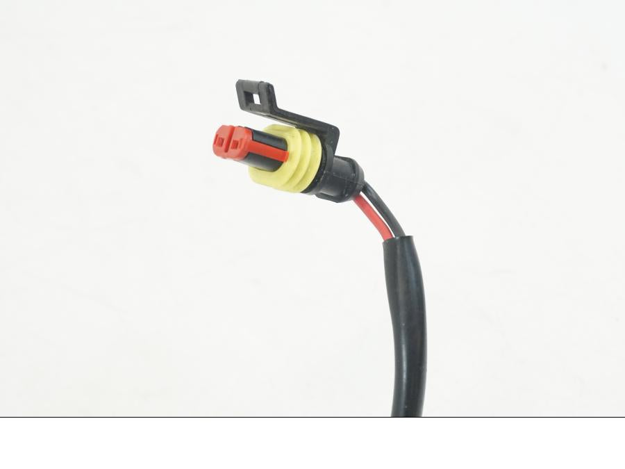 Baksidan på Vattenkylfläkt från en Ducati Hyperstrada -2013 motorcykel.