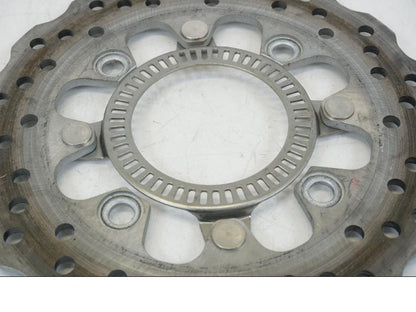 Baksidan på Bromsskiva från en Kawasaki ER-6F -2016 motorcykel.