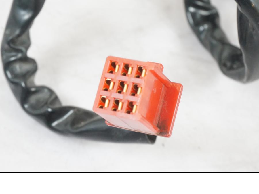 Vänster sida på Styrelreglage från en Kawasaki KL 650A -1987 motorcykel.