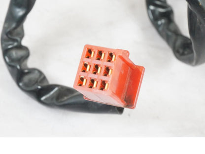 Vänster sida på Styrelreglage från en Kawasaki KL 650A -1987 motorcykel.