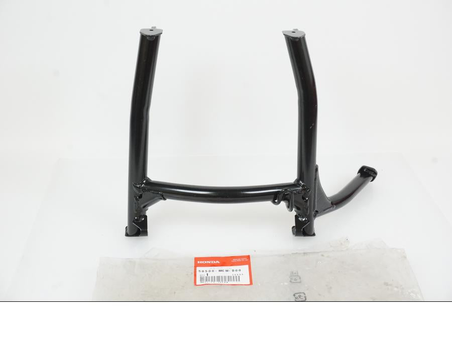 Framsidan på Centralstöd från en Honda VFR 800 -2006 motorcykel.