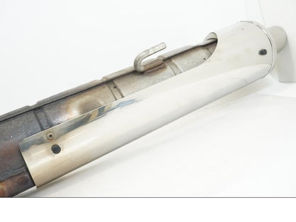 Snett uppifrån på Avgassystem från en BMW K 1200 LT -2004 motorcykel.