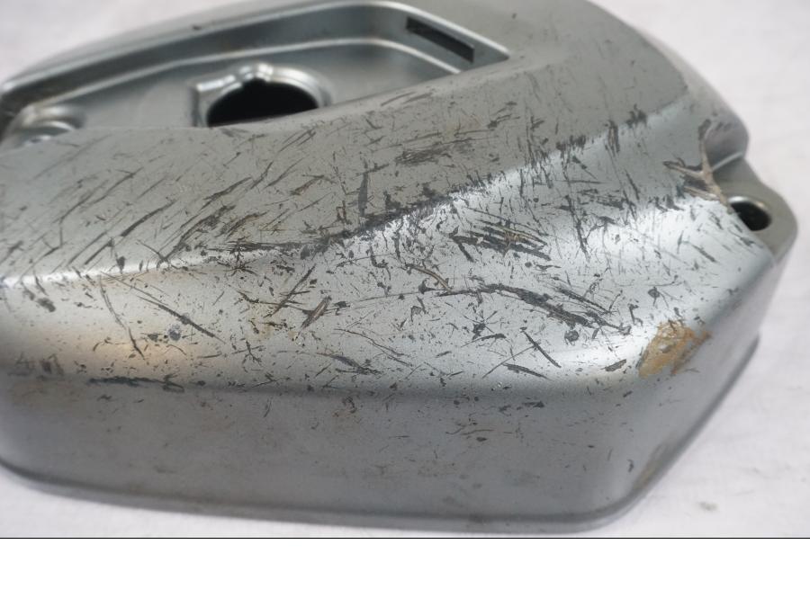 Snett uppifrån på Ventilkåpa från en BMW R 1200 GSA -2014 motorcykel.