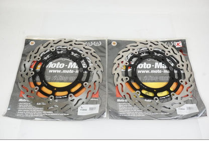 Framsidan på Bromsskiva från en Yamaha YZF 1000 R1 -2006 motorcykel.